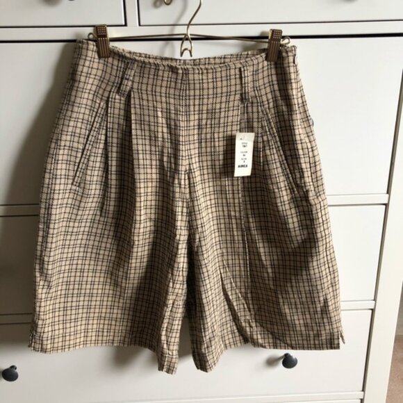Pants - Vintage plaid Bermuda shorts